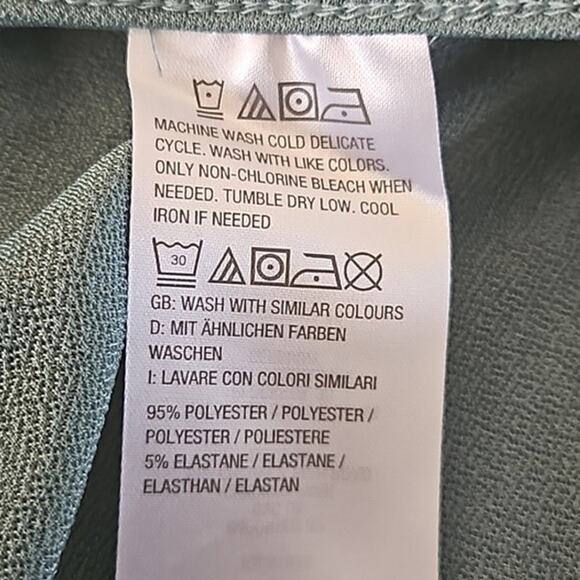 Isaac Mizrahi Live! Crepe Knit Straight Leg Pant - Pale Pine - Size 1XP - NWOT - Picture 7 of 8